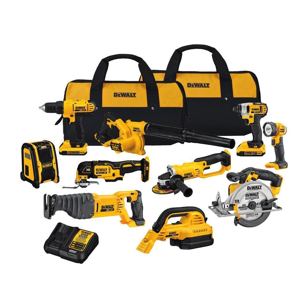 Cordless Power Tool Combo Kits for DIYers and Professionals