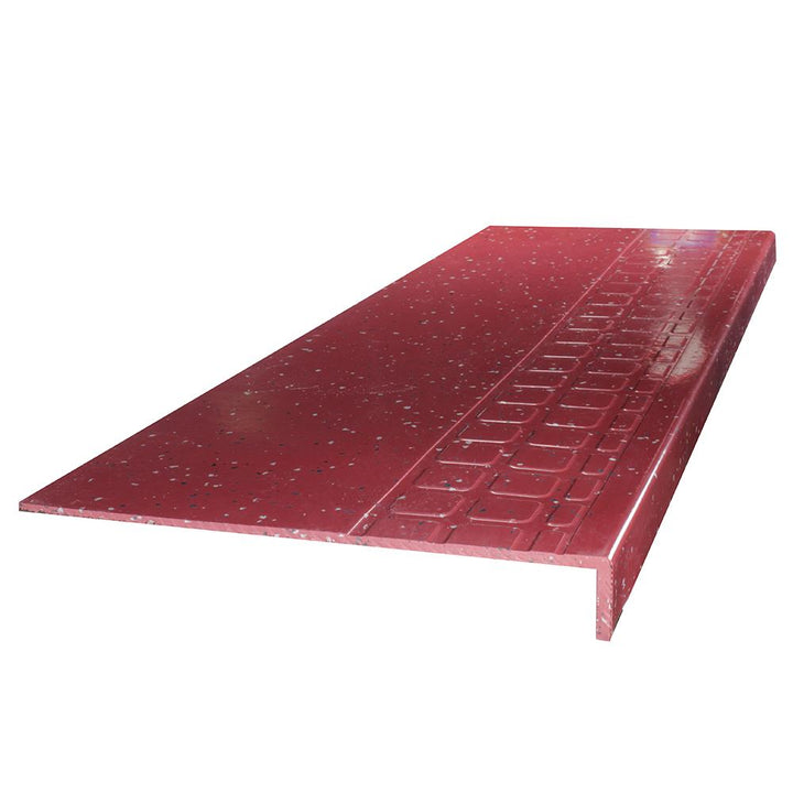 Flexco #800 Series 12.25-in x 54-in Berry Stair Tread