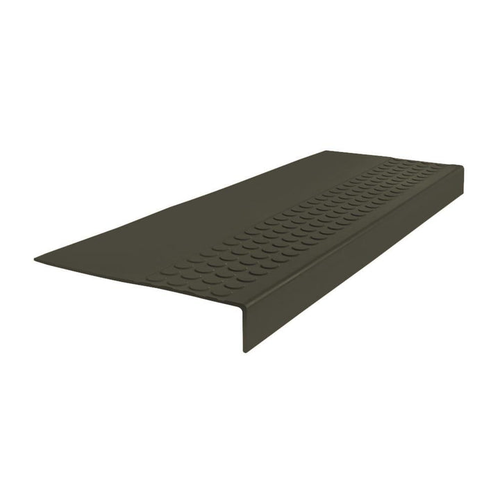 Flexco #550 Series 12-in x 36-in Black/Brown Stair Tread