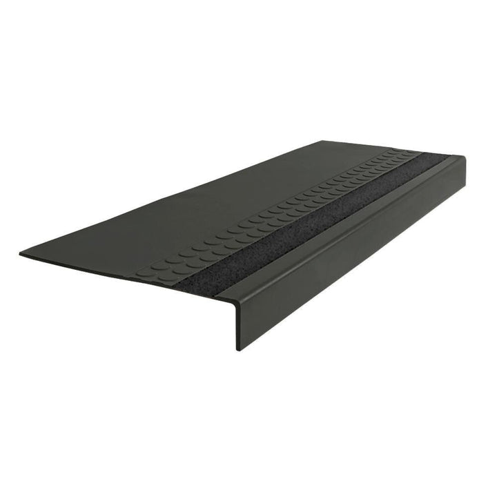 Flexco #575 Series 12-in x 42-in Black Brown Stair Tread