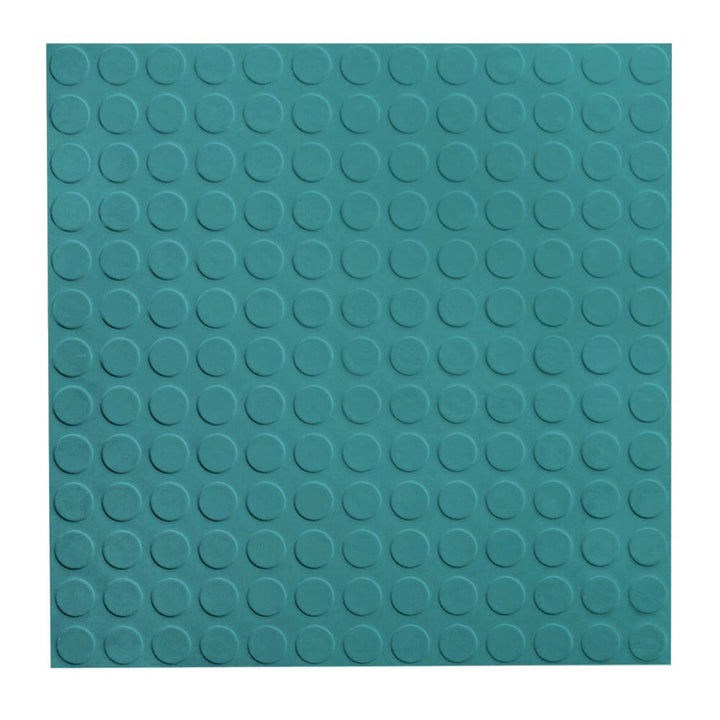 Flexco 18-in x 18-in Mediterranean Green Rubber Tile Multipurpose Flooring