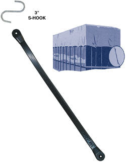 Keeper 1 in. x 36 in. Rubber Bungee Cord with Stainless Steel Hook