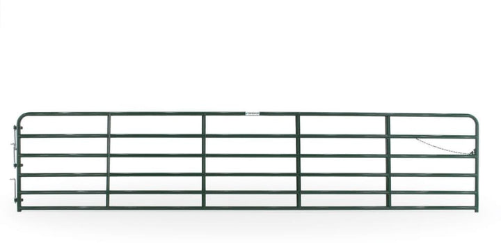 Tarter 4-ft H x 20-ft W Green Powder Over E-coat Steel Farm Corral Fence Gate