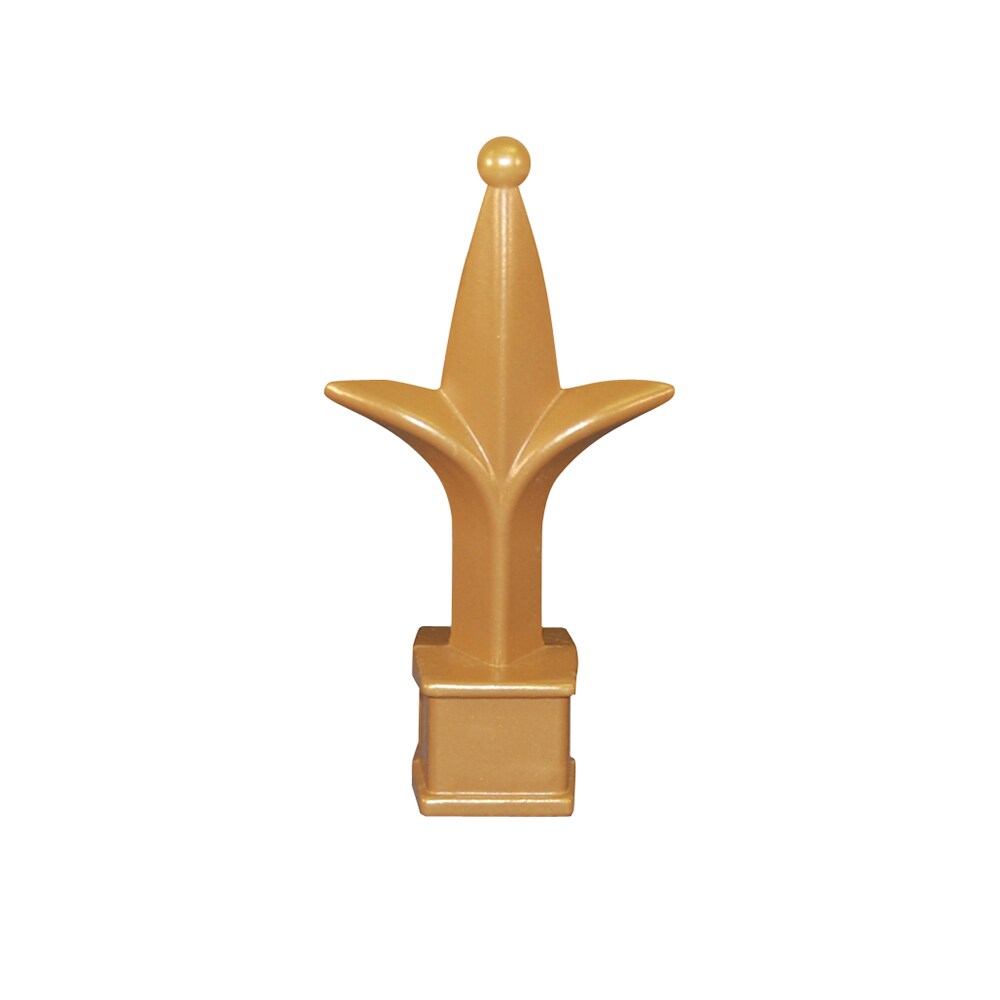 Freedom Standard 4.25-in Gold Metal Finial For Metal Fence