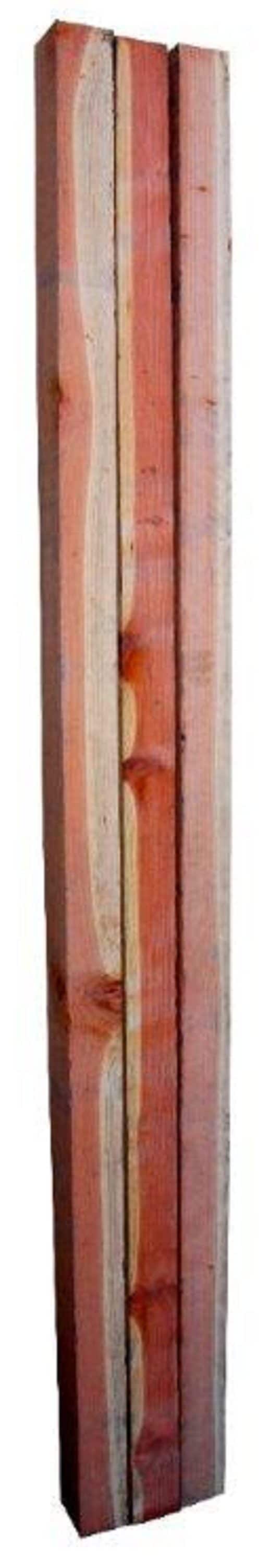 3-1/2-in x 8-ft Redwood Universal Wood Fence Post