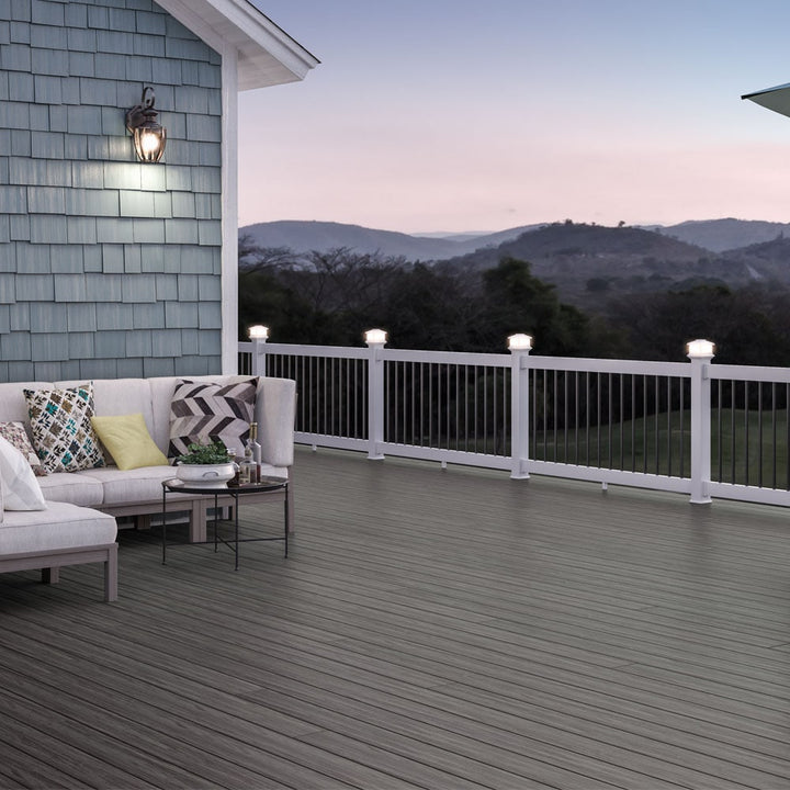 Deckorators 3/4-in x 26-in Black Aluminum Round Deck Baluster (10-Pack)
