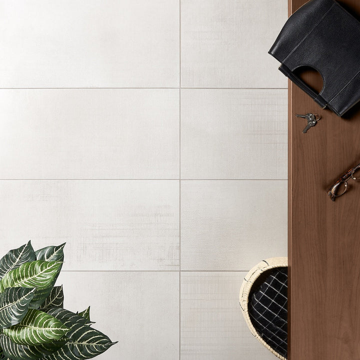 Ristretto Ice White 12x24 Matte Porcelain Tile - Lux Tile