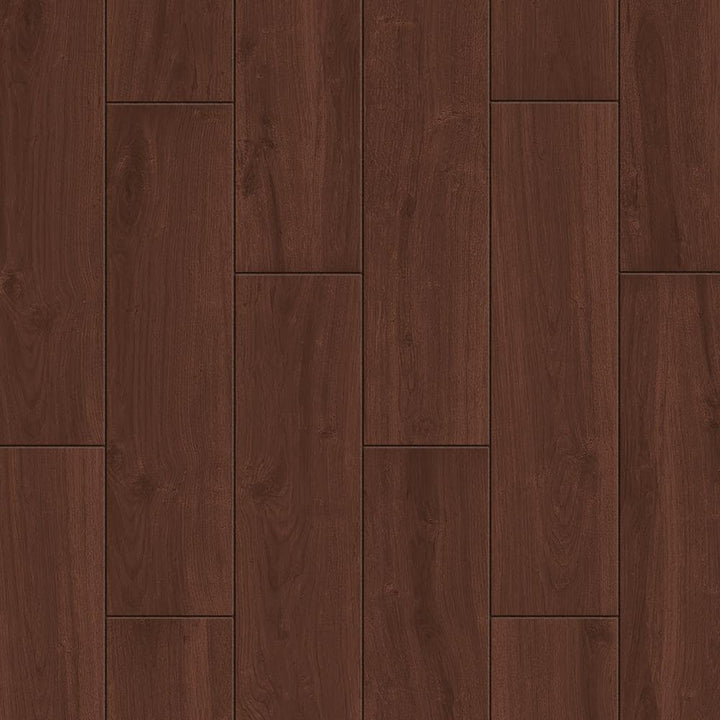 Style Selections Serso Black Walnut 6-in x 24-in Porcelain Wood Look Tile (Common: 6-in x 24-in; Actual: 5.75-in x 23.75-in)