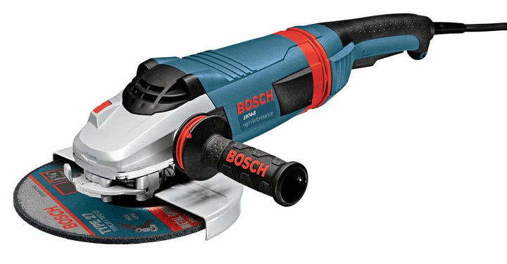 Bosch 7-in Trigger Switch Corded Angle Grinder, 8500 RPM, 15A