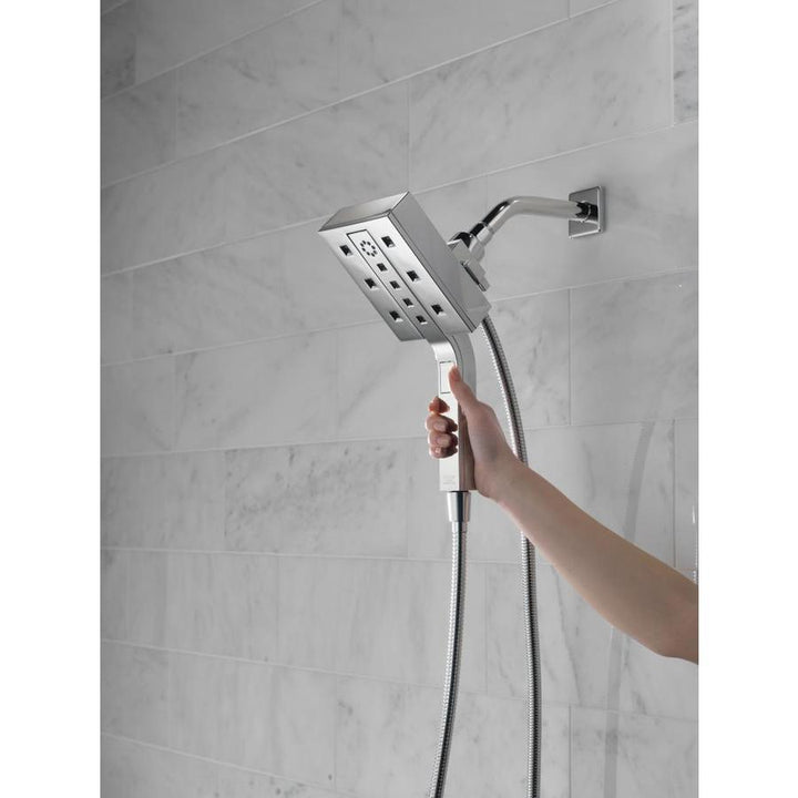 Delta In2ition H2Okinetic Chrome 4-Spray Dual Shower Head, 2.0 GPM (7.6 LPM)