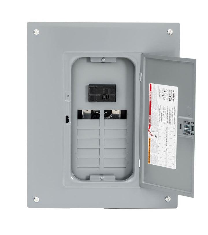 Square D Homeline 100-Amp 12-space load center - front view