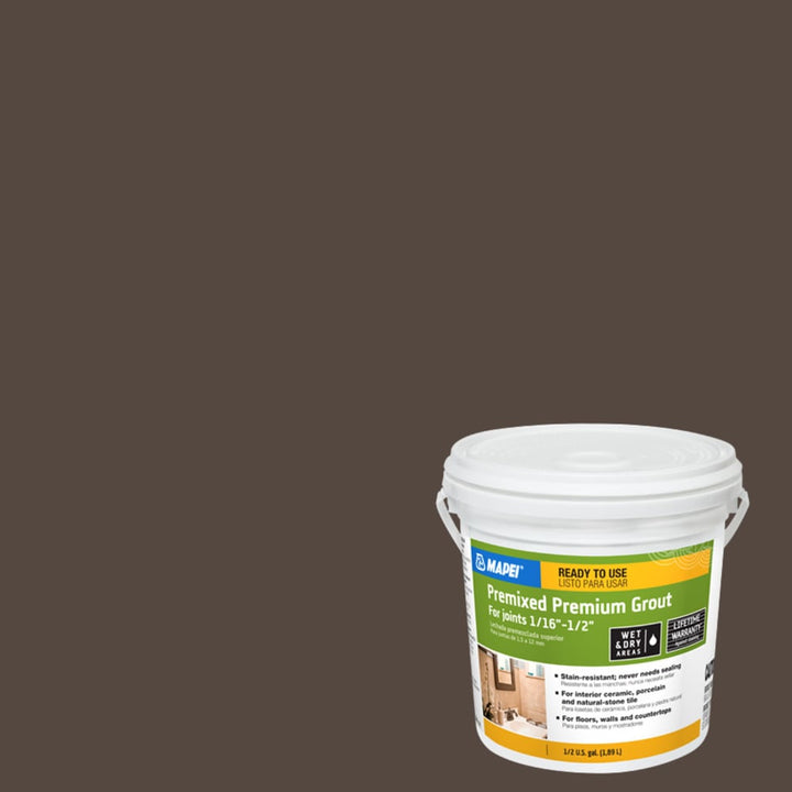 MAPEI 0.5-Gallon Chocolate Sanded Grout
