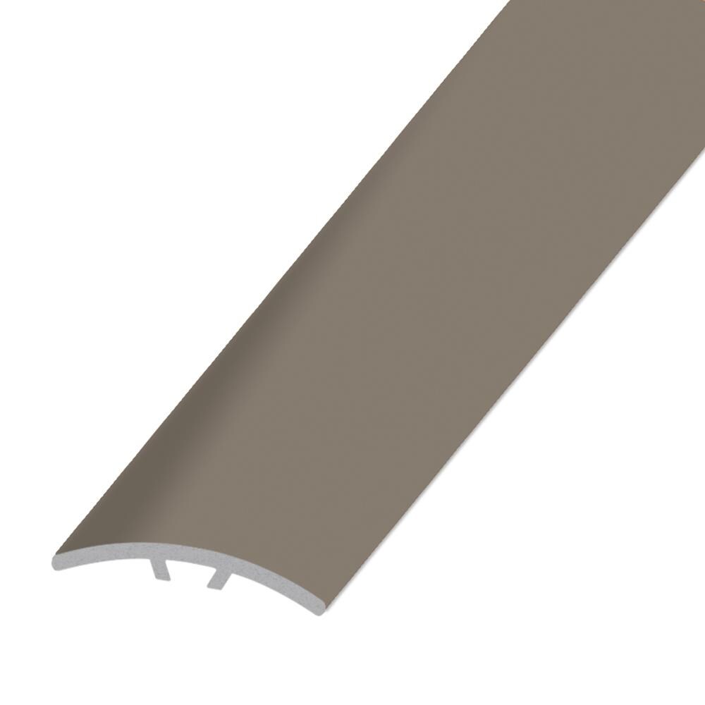 Congoleum Smoky Ash Laminate T-Moulding, 1.594-in W x 94-in L x 0.23-in T