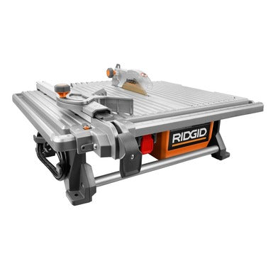 RIDGID 6.5 Amp Corded 7 in. Table Top Wet Tile Saw (Model R4021)