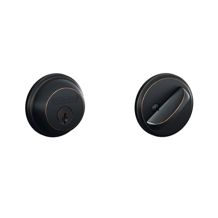 Aged Bronze Single Cylinder Deadbolt - Super Arbor
