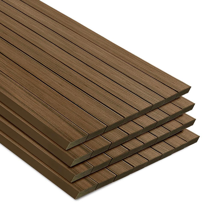 Trex Transcend 2-in x 6-in Havana Gold Square Composite Deck Board (32-Pack)