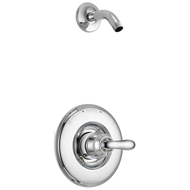 Delta Linden Chrome 1-Handle Shower Faucet Trim Kit, Valve Required