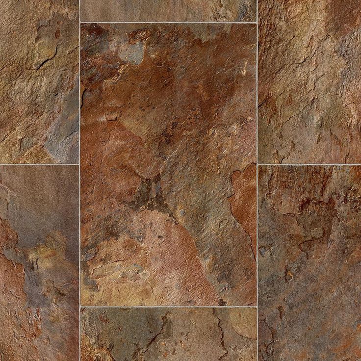 TrafficMASTER Neutral Square Slate Vinyl Sheet, Sold by 12 ft. Wide x Custom Length