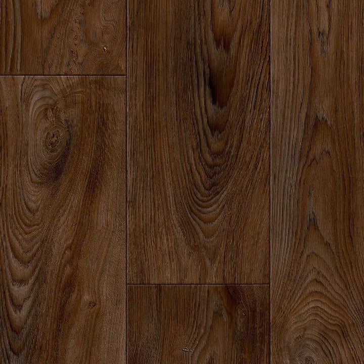 TrafficMASTER Scorched Walnut Java Residential Vinyl Sheet, Sold by 12 ft. Wide x Custom Length
