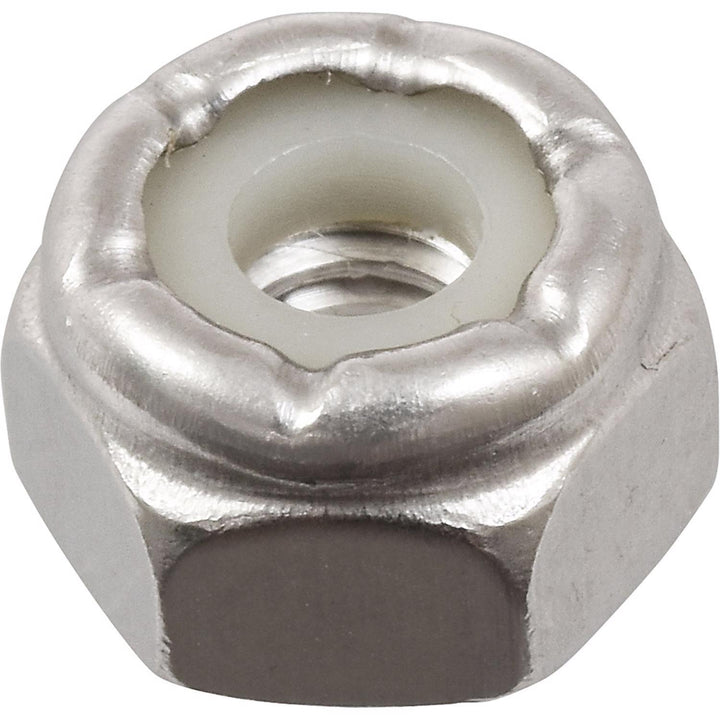 Hillman #8-32 Stainless Steel USS Nylon Insert Lock Nut, 100-Pack