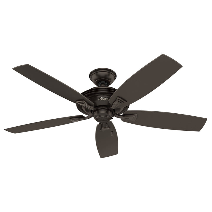 Hunter Rainsford 52-in Premier Bronze Indoor/Outdoor Ceiling Fan (5-Blade)