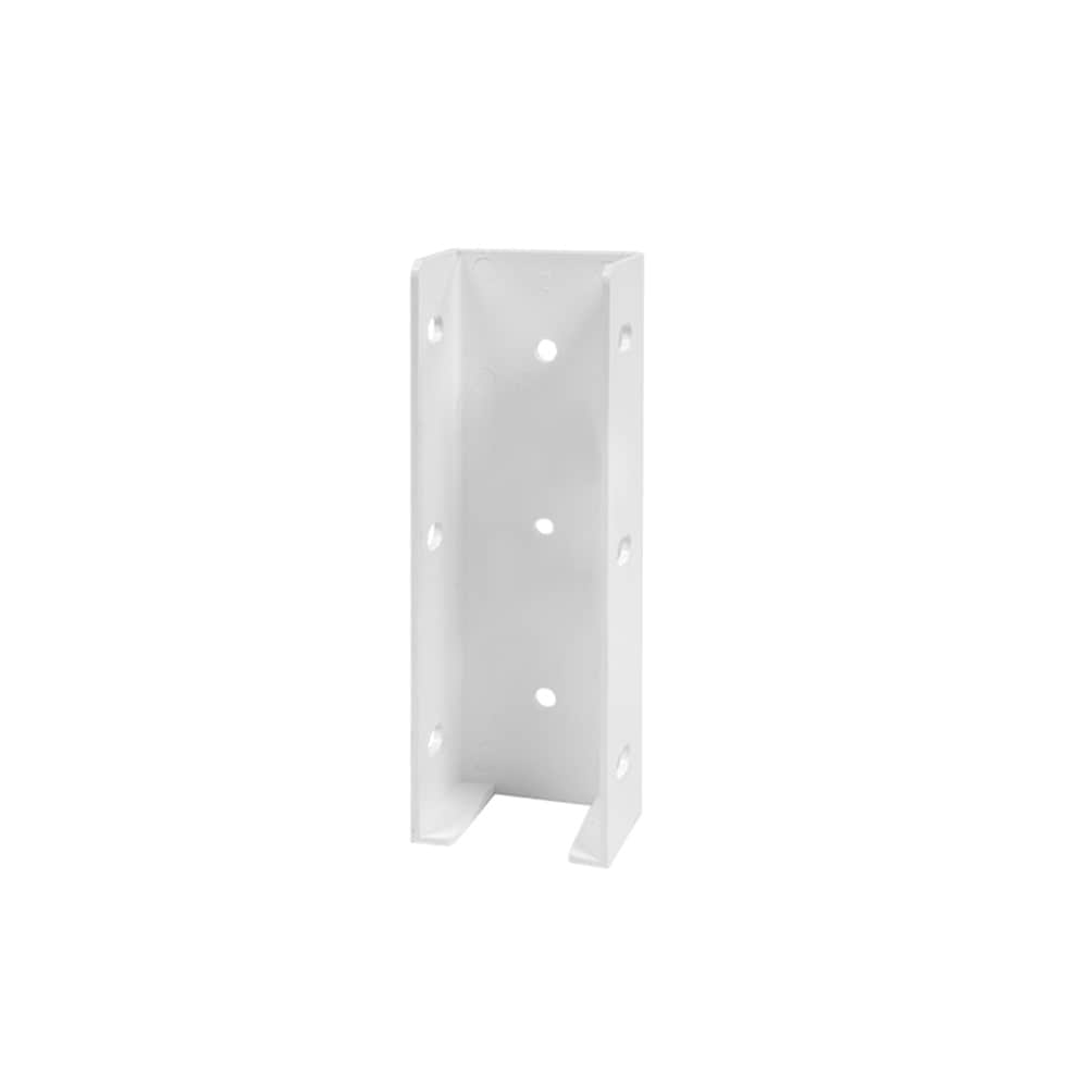 Freedom Ready-to-Assemble 5.5-in White Vinyl Bracket For Vinyl Fence