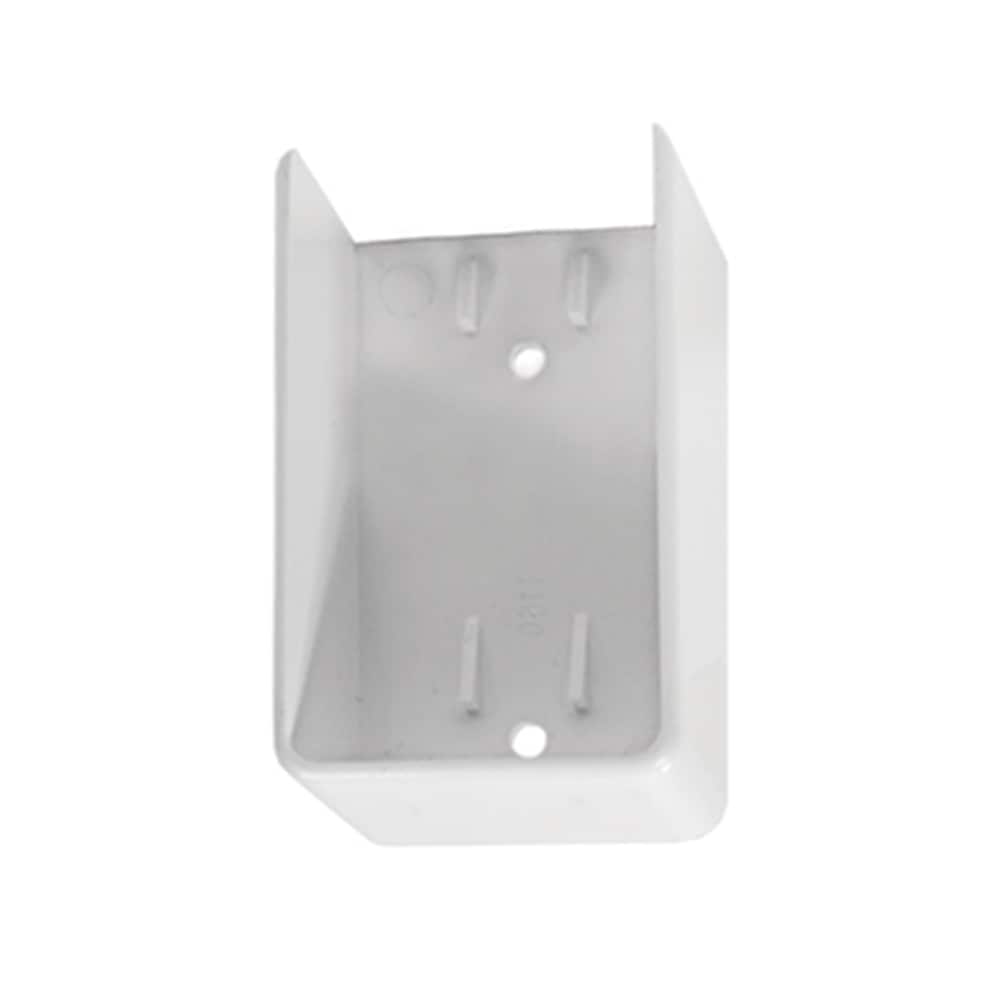 Freedom Ready-to-Assemble 3.5-in White Vinyl Bracket For Vinyl Fence
