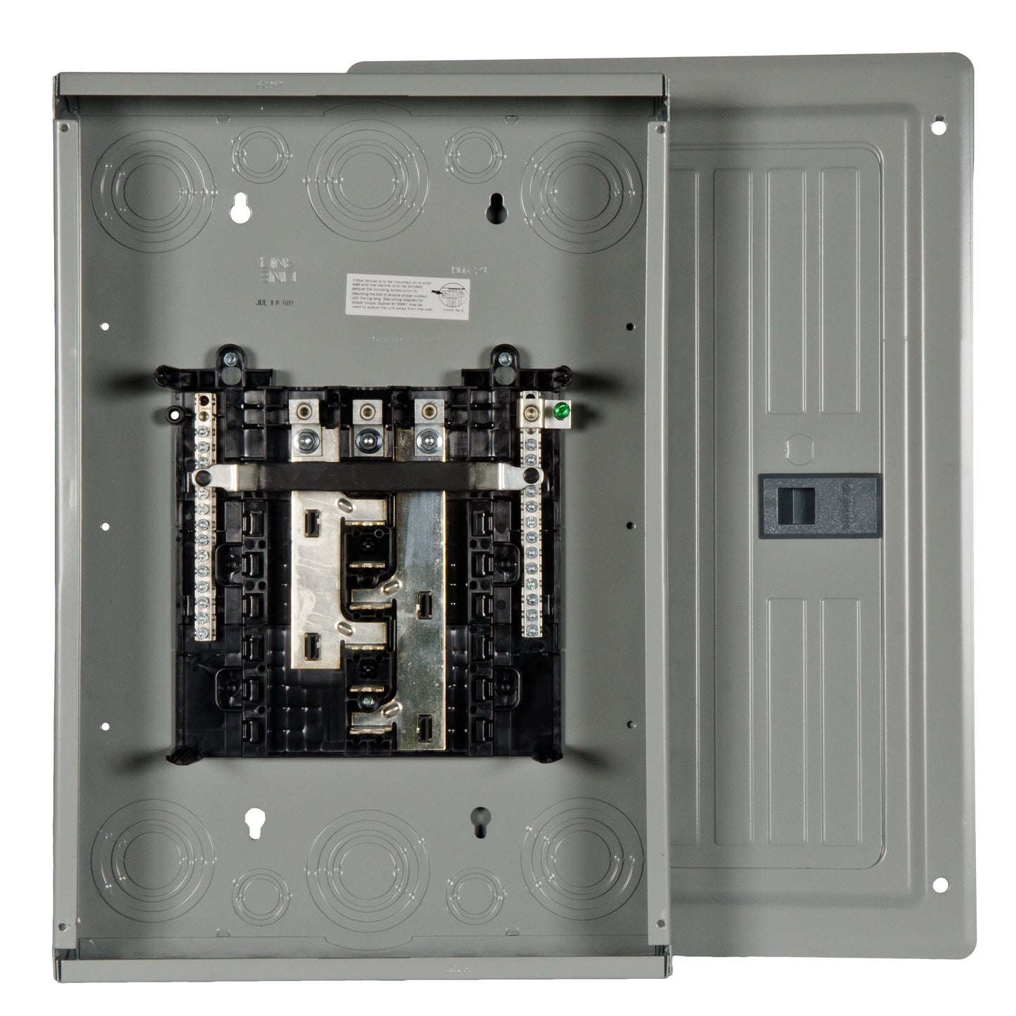Siemens ES 125-Amp 12-space load center - front view
