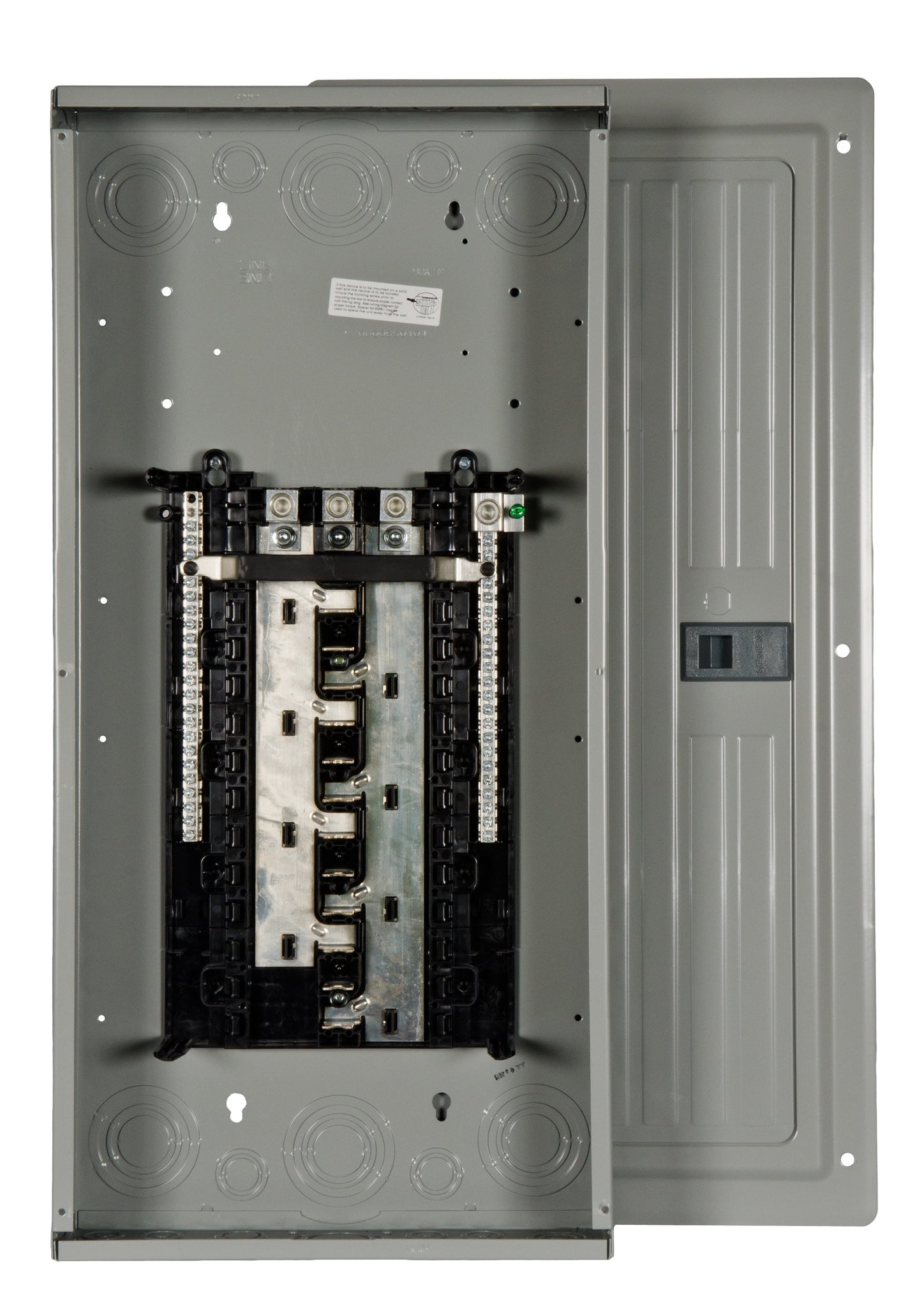 Siemens ES 200-Amp 24-space load center - front view