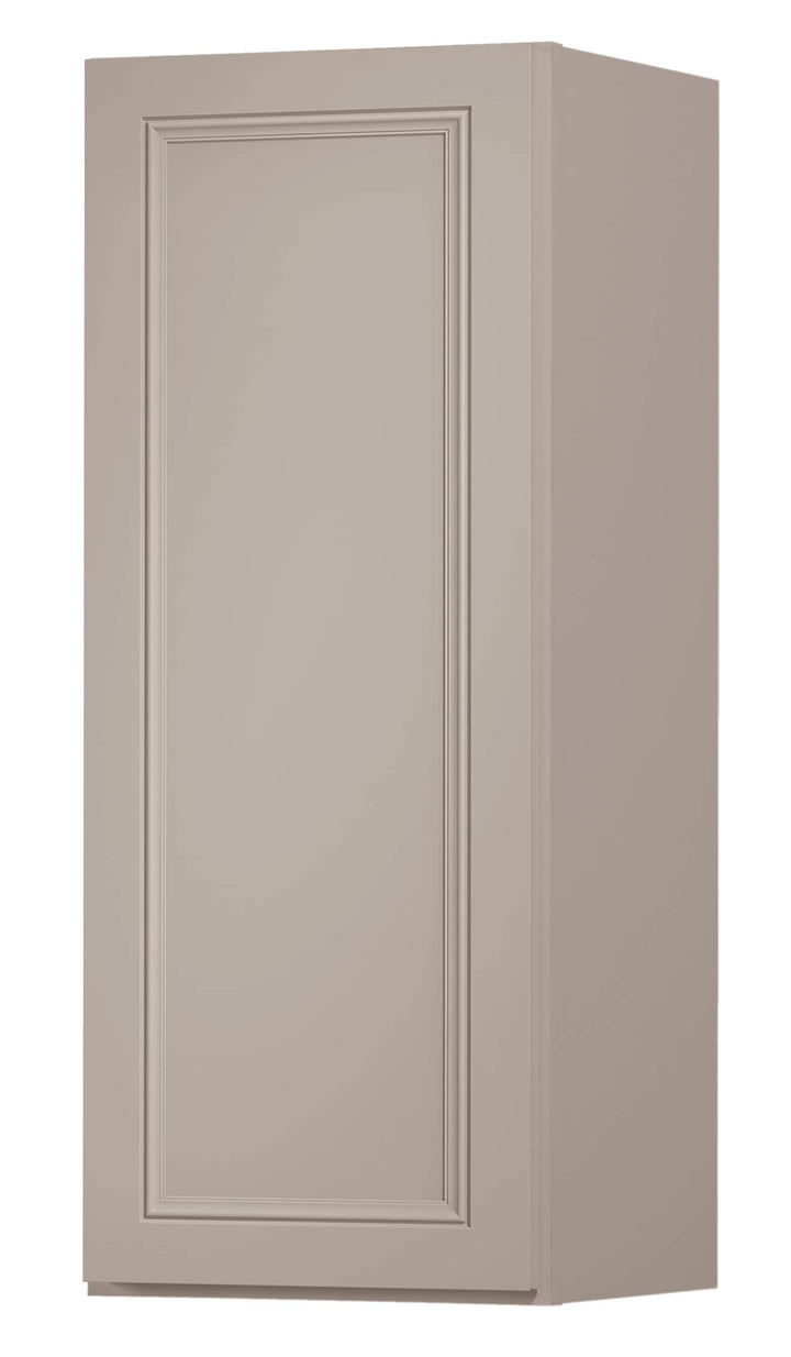 Diamond NOW Wintucket 12-in W x 36-in H x 12-in D Cloud Gray Wall Fully Assembled Cabinet (Recessed Panel Square Door Style)