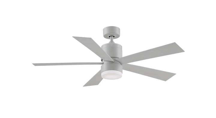 Fanimation Torch 52-in Matte White LED Indoor/Outdoor Ceiling Fan with Remote (5-Blade)