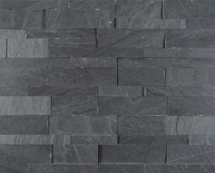 Satori Charcoal Ledgestone 6-in x 12-in Natural Stone Look Wall Tile (0.48-sq. ft/ Piece)