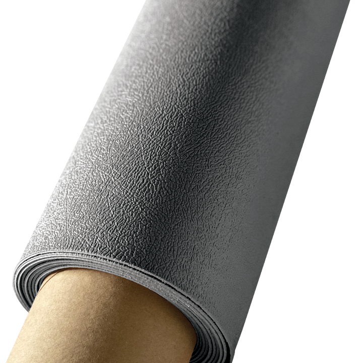 G-Floor Levant 7-1/2-ft x 17-ft Slate Grey Leather Garage Floor Roll, 55-mil PVC