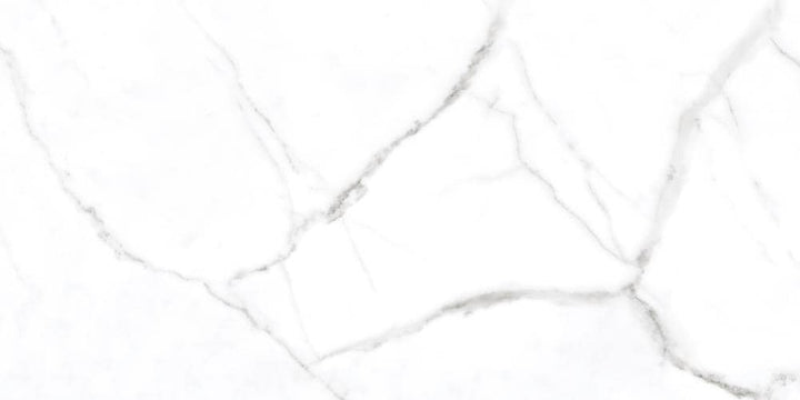 Satori Statuario Matte 12-in x 24-in Matte Porcelain Marble Look Floor Tile
