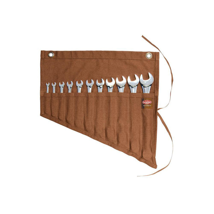 11-Pocket 27 in. Wrench Roll Tool Bag - Super Arbor