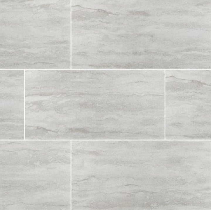 Exclusive MSI Nyon Gray 12 in. x 24 in. Polished Porcelain Floor and Wall Tile (16 sq. ft. / case)