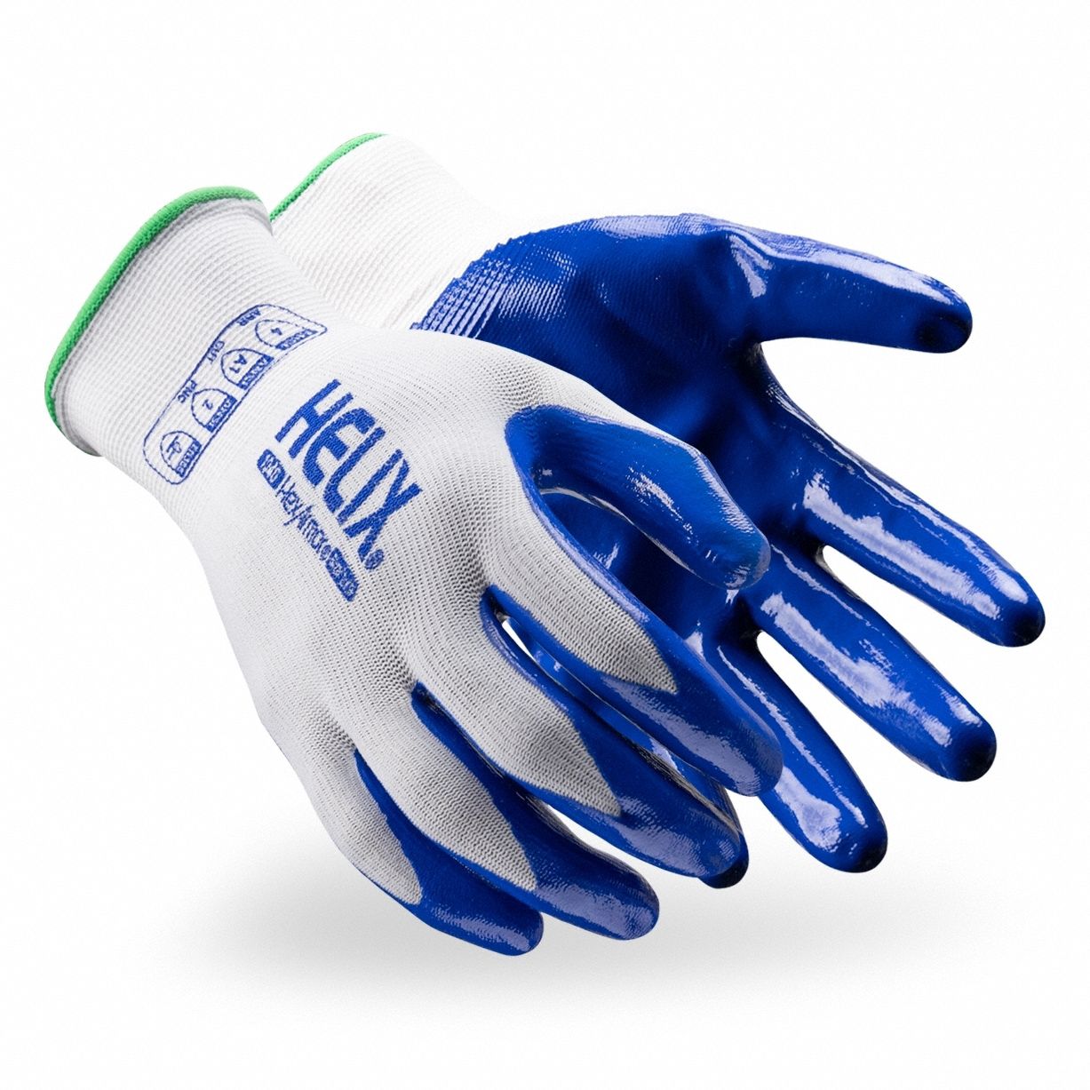 HEXARMOR Helix GP Knit Nitrile Gloves - Small, ANSI Abrasion Level 3