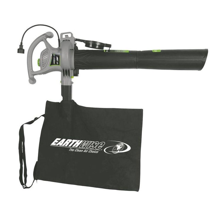 Earthwise 240 MPH 390 CFM 12 Amp Corded Electric Leaf Blower/Vac