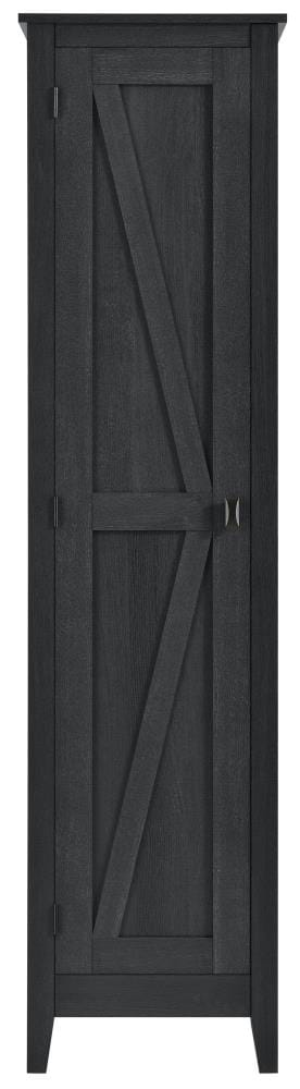 Ameriwood Home Winthrop Rustic Black Oak Reclaimed Wood Pantry