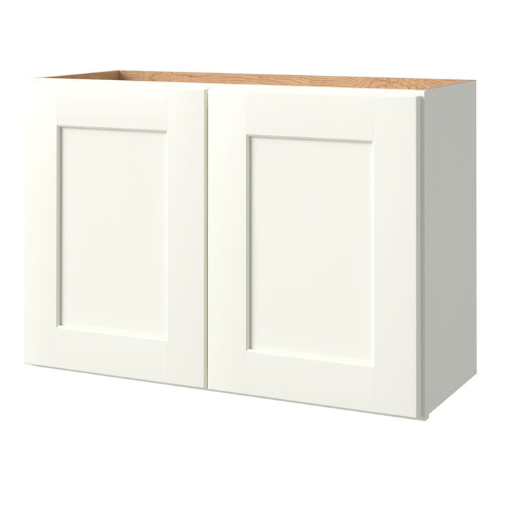 allen + roth Aveley 30-in W x 20.625-in H x 12-in D Linen Wall Fully Assembled Cabinet (Flat Panel Shaker Door Style)