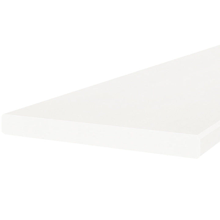 Satori White Cotton 6-in x 84-in Polished Porcelain Wall Tile