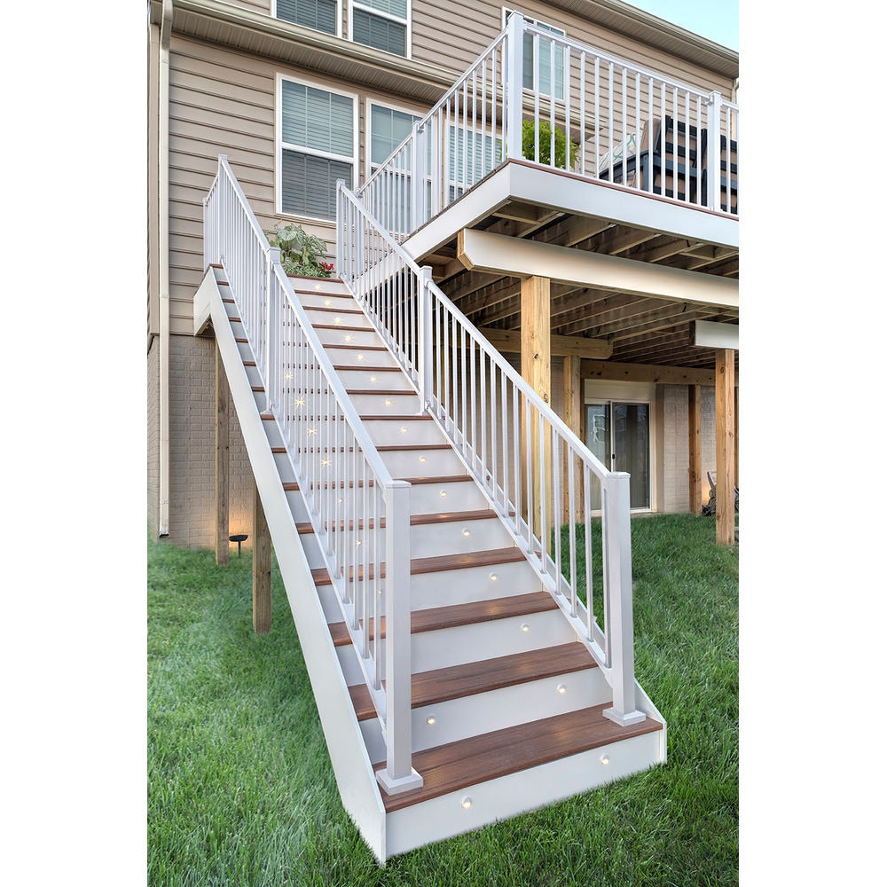 Trex Signature 6-ft x 42-in Classic White Aluminum Deck Stair Rail Kit