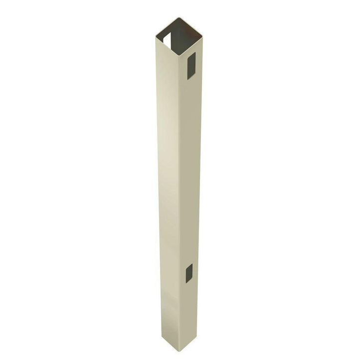 Outdoor Essentials Lakewood 8-ft H x 5-in W Tan Vinyl Line Fence Post (Unassembled)