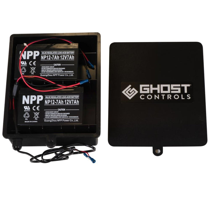 Ghost Controls Battery Box with 2 12V 7Amp Hr Batteries
