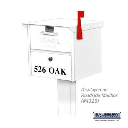 Custom Black Vinyl Numbers and Letters - Horizontal - 1.5 Inches High