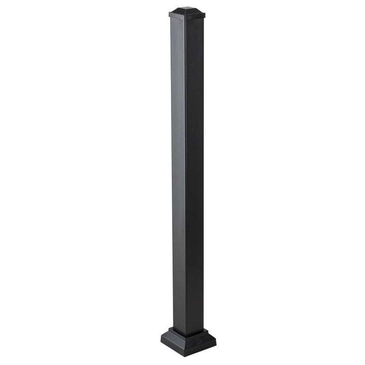 TimberTech Impression Rail Express 3-in x 3-in x 4-ft Black Aluminum Deck Post Sleeve