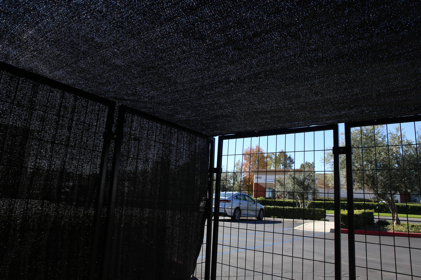 NCSNA 6-ft H x 12-ft W Black Hdpe Chain Link Fence Screen
