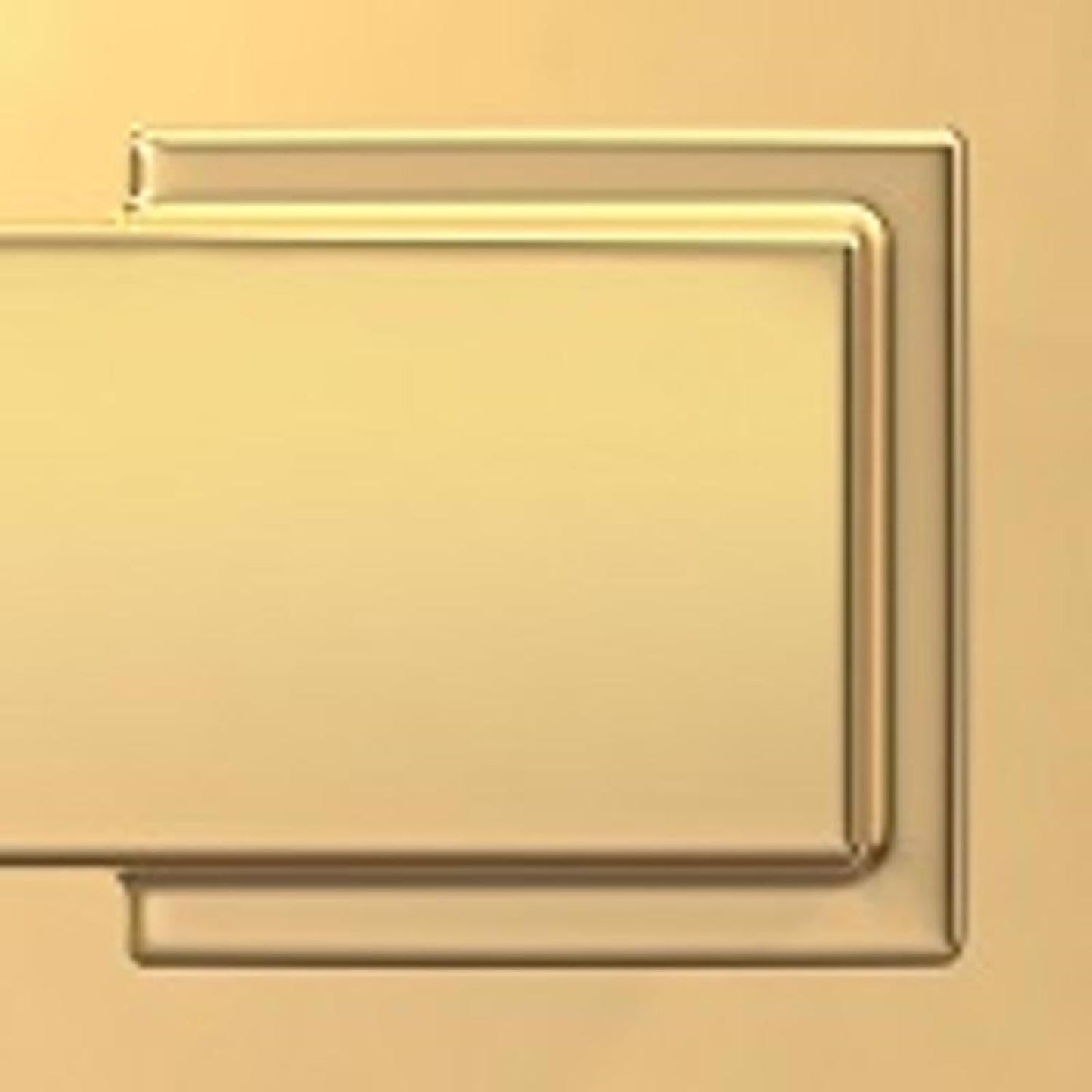 Schlage Georgian Bright Brass Dummy Door Knob, Right or Left Handed