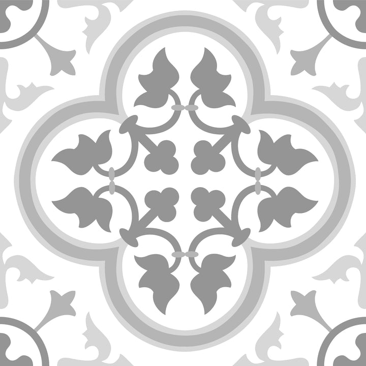FloorPops Grey 12-in x 12-in Water Resistant Peel and Stick Vinyl Tile Flooring (20-sq ft)