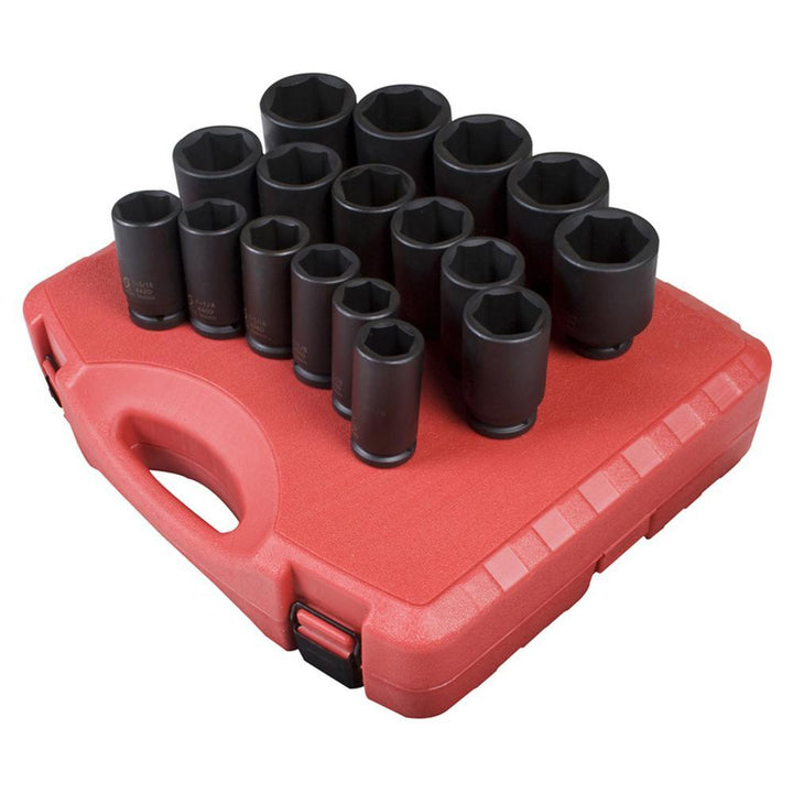 SUNEX TOOLS 3/4 in. in. Drive Sae Deep Impact Socket Set(17-Piece) - Super Arbor
